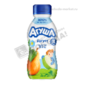 Йогурт "Агуша" питьевой 2,7% 180г яблоко-груша бут.