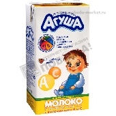 Молоко "Агуша" д/дет.пит. стерил. с витаминами А и С 3,2% 500г т/п