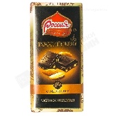 Шоколад "Российский" темный с миндалем 82г