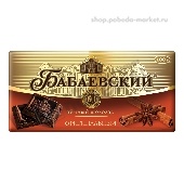 Шоколад "Бабаевский" темный оригинальный 90г
