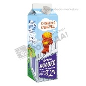 Молоко "Лузинская крыночка" пастер. 3,2% 900мл п/п