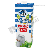 Молоко "Простоквашино" ультрапастер. 3,2% 950мл т/п