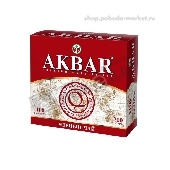 Чай "Акбар" пакет. черный Классическая серия 100пак*2г с/я