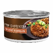 Каша гречневая по-купечески "Стародворье" с говядиной и овощами 325г ж/б ключ