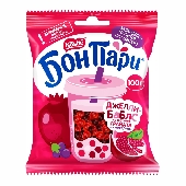 Мармелад жевательный "Бон Пари" Джелли-Баблс со вкусами граната и смородины 100г м/у
