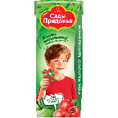 Сок "Сады Придонья" яблоко/шиповник 200мл т/п с 6 мес.