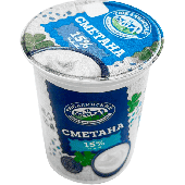 Сметана 15% 300г п/ст Тюкалинский МСК