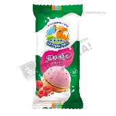 Мороженое "Коровка из Кореновки" пломбир с малиной 80г стаканчик