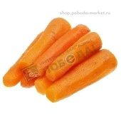 Морковь отварная очищенная целая в/у