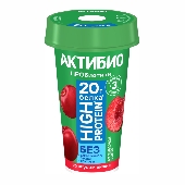 Напиток кисломолоч. "АктиБио" питьевой б/лактоз. 1,5% 190г вишня п/ст