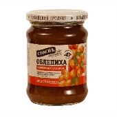Ягода протертая с сахаром "Стоевъ" облепиха 280г ст/б