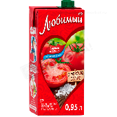Нектар "Любимый" 0,95л Спелый томат с морской солью