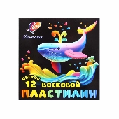 Пластилин восковой "Фантазия" 12цв. стек 180г 75080 Луч