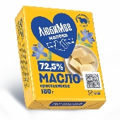 Масло "ЛюбиМое" сладкослив. несол. 72,5% 180г