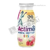 Продукт кисломолоч. "Актимель" детский 1,5% 95г малиновое мороженое бут.
