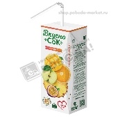 Напиток сокосодерж. "Вкусно Сок" 0,2л т/п Мультифруктовый
