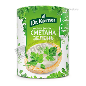 Хлебцы "Др.Кернер" рисовые со сметаной и зеленью 80г