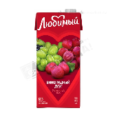 Напиток сокосодержащий "Любимый" 0,95л Виноградный дуэт