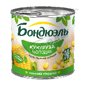 Кукуруза молодая "Бондюэль" 425мл ж/б ключ
