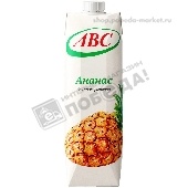 Сок "АВС" 1л Ананасовый восстановленный