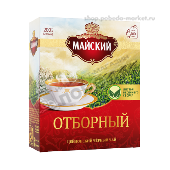 Чай "Майский" пакет. черный Отборный 100пак.*2г