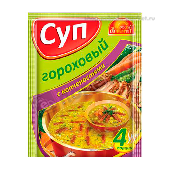 Суп "Русский аппетит" гороховый с копченостями 60г