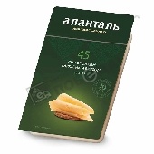 Сыр "Аланталь №45" 50% 190г с тонким бархат. вкусом д/чая