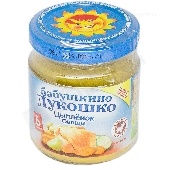 Пюре "Бабушкино лукошко" овощи с цыпленком 100г ст/б с 6 мес.