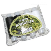 Набор ниток "Армейский" (бел/черн/хаки) 4шт*150м 28/2 ПЭ Сарта