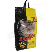 Наполнитель "Брава" д/короткошерст.кошек и котят минерал.7л