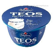 Йогурт "Греческий Теос" 2% 140г натуральный п/ст Савушкин