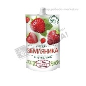 Ягода протертая с сахаром "Сибирская ягода" земляника 280г м/у Сава