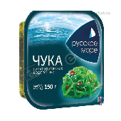 Салат "Чука" из морских водорослей 150г лоток Русское море