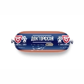 Колбаса вареная "Докторская" (батончик) 380г ГП Омский Бекон