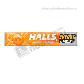 Карамель леденцовая "Холлс" с витамином С и вкусом апельсина 25г