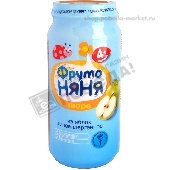 Пюре "Фруто Няня" яблоко 250г ст/б с 4 мес.