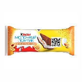 Пирожное бисквитное "Киндер" Молочный ломтик 28г персик маракуйя