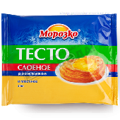 Тесто "Морозко" слоеное дрожжевое 400г