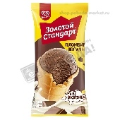 Мороженое "Зол. ст-т" пломбир шоколадный 90г ваф. стакан Инмарко
