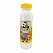 Сливки питьевые 10% 260г бут. Саргатский МЗ