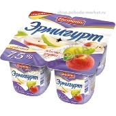 Продукт йогуртный "Эрмигурт" Экстра 7,5% 100г яблоко-груша п/ст