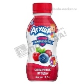 Йогурт "Агуша" Иммунити питьевой 2,7% 180г северные ягоды