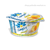 Йогурт "Пармалат" Комфорт 3% 130г б/лакт. персик-куркума п/ст