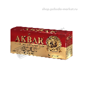Чай "Акбар" пакет. черный Голд 25пак*2г с/я
