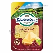 Сыр "Благородный дуэт" 50% 140г (нарезка) Белебеевский