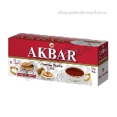 Чай "Акбар" пакет. черный байховый Лимитед Эдишн 25пак*2г с/я