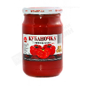 Паста томатная "Кубаночка" 25% 280г ст/б