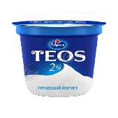 Йогурт "Греческий Теос" 2% 250г п/ст Савушкин