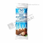Пирожное глаз. картошка "36 копеек" с ореховой пастой 45г фольга