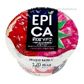 Йогурт "Эпика" 4,8% 130г гранат-малина п/б